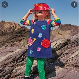 Mini Boden space appliqué tunic 3-4 yrs